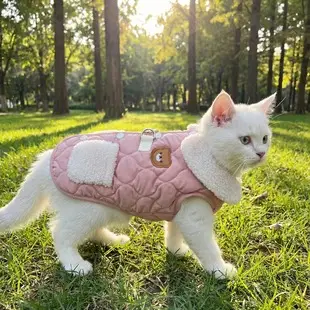 Dark Blue Quilted Dog Coat with Buckle & Four-Leg Design — feature 17