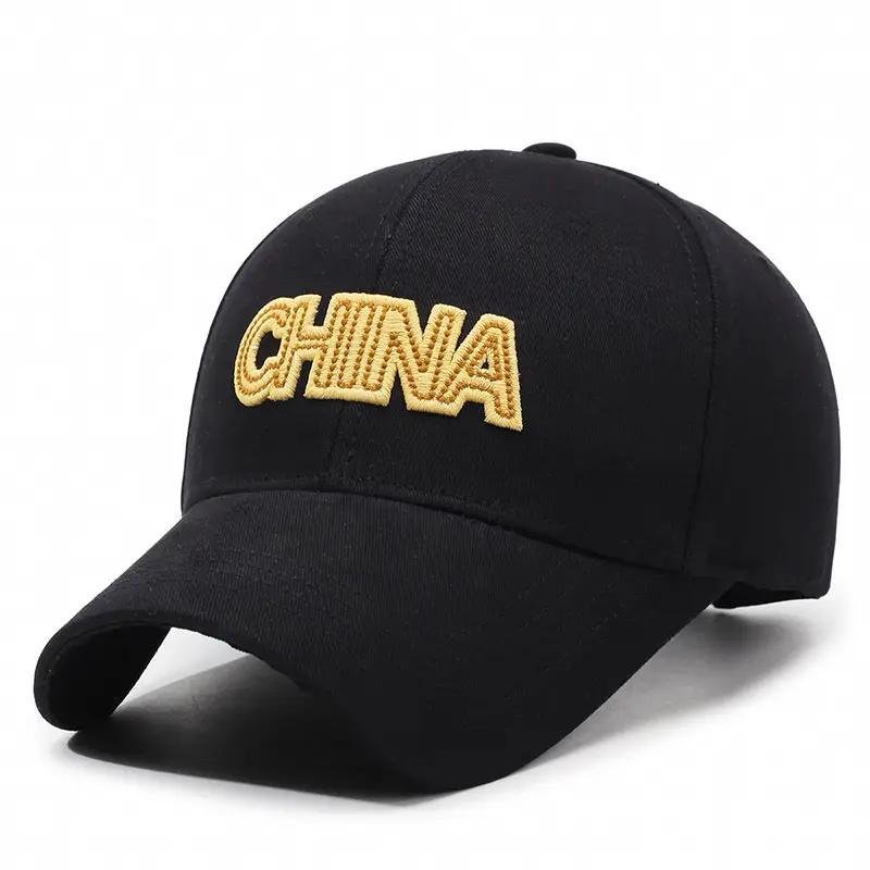 China Embroidered Women's Black Cap - Image 12