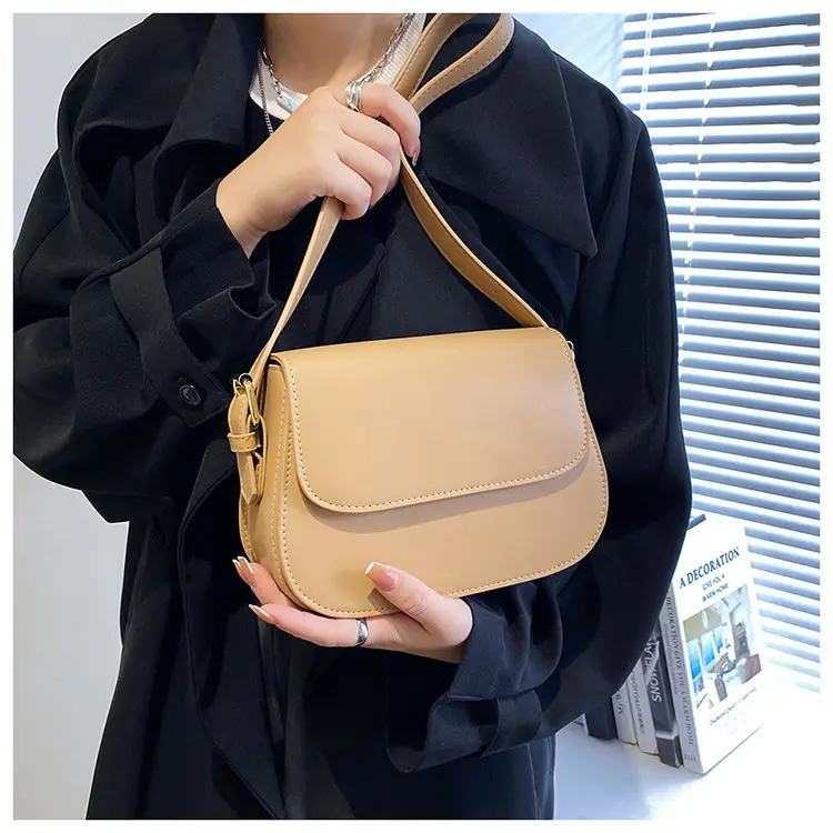 Trendy Solid Color Shoulder Bag for Women — feature 13