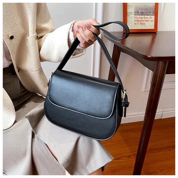 Trendy Solid Color Shoulder Bag for Women — feature 16