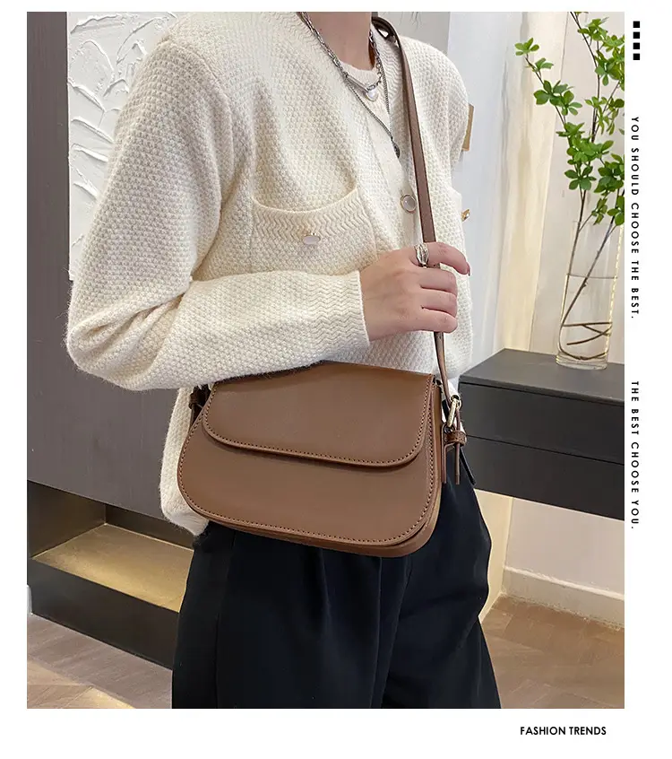 Trendy Solid Color Shoulder Bag for Women — feature 5
