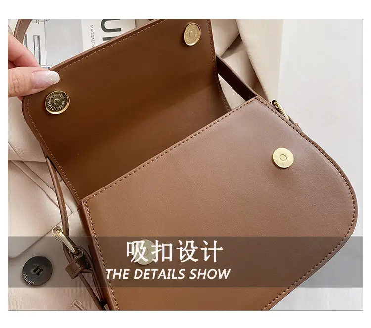 Trendy Solid Color Shoulder Bag for Women — feature 9