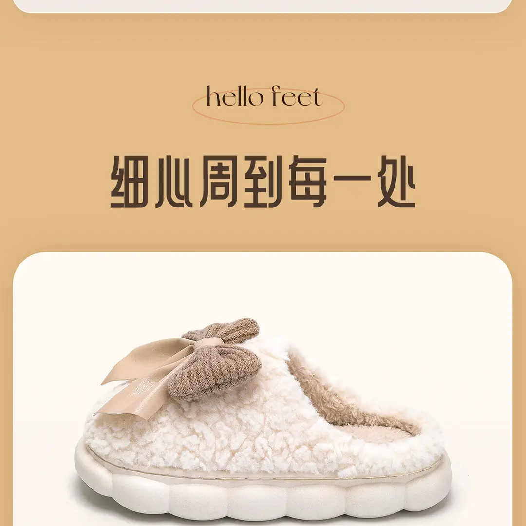 Lidani Cotton Slippers for Women, Winter 2026 New Model, Couple's Home Warm Plush Slippers, Men's Home Use Wholesale — feature 24
