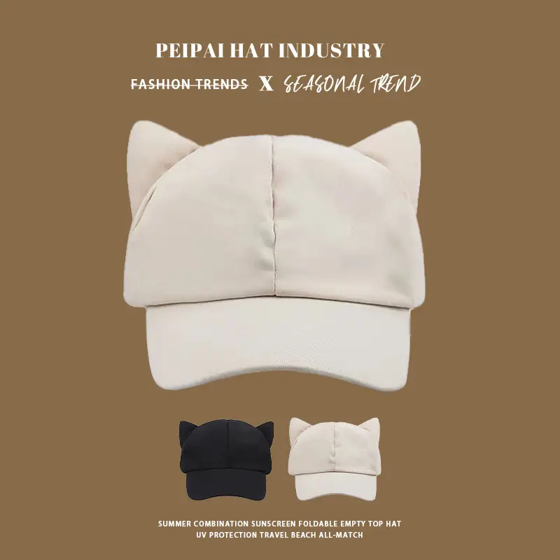 Cat Ears Cap Women Japanese Style Summer Hat — feature 1