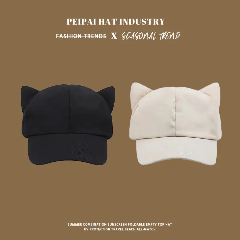 Cat Ears Cap Women Japanese Style Summer Hat — feature 2