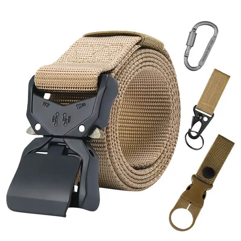 Quick Release Flip Buckle Tactical Belt for Men