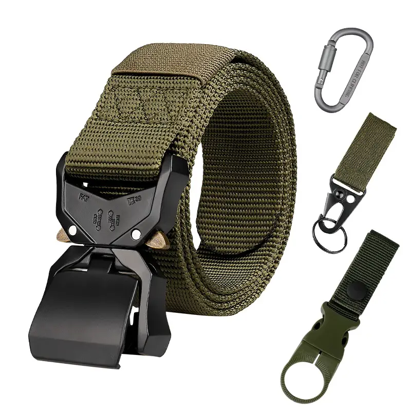 Quick Release Flip Buckle Tactical Belt for Men