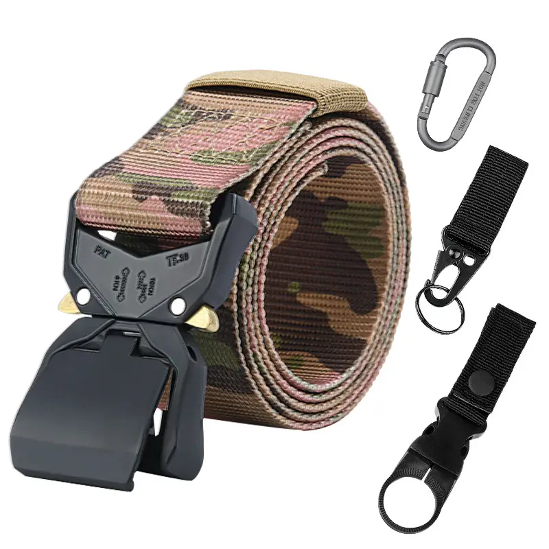 Quick Release Flip Buckle Tactical Belt for Men