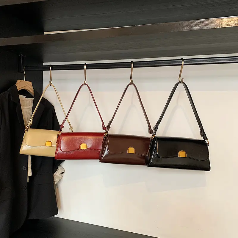 2024 Winter Women's Shoulder Bags Solid Color Urban Casual - Image 6