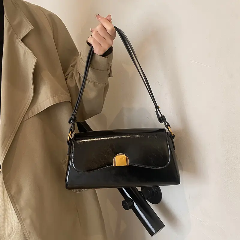 2024 Winter Women's Shoulder Bags Solid Color Urban Casual - Image 7