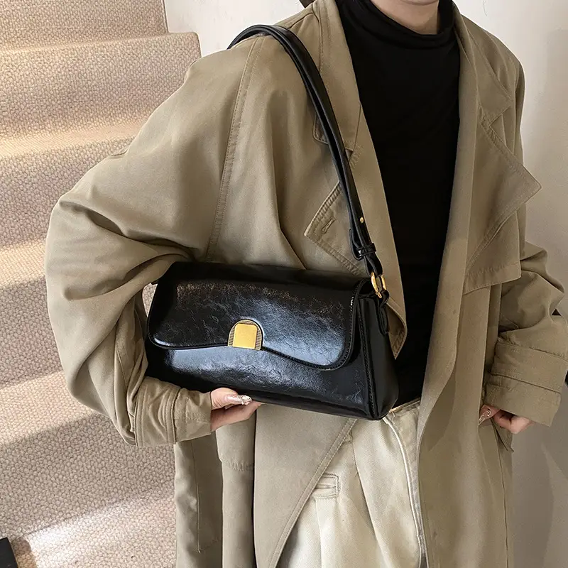 2024 Winter Women's Shoulder Bags Solid Color Urban Casual - Image 8