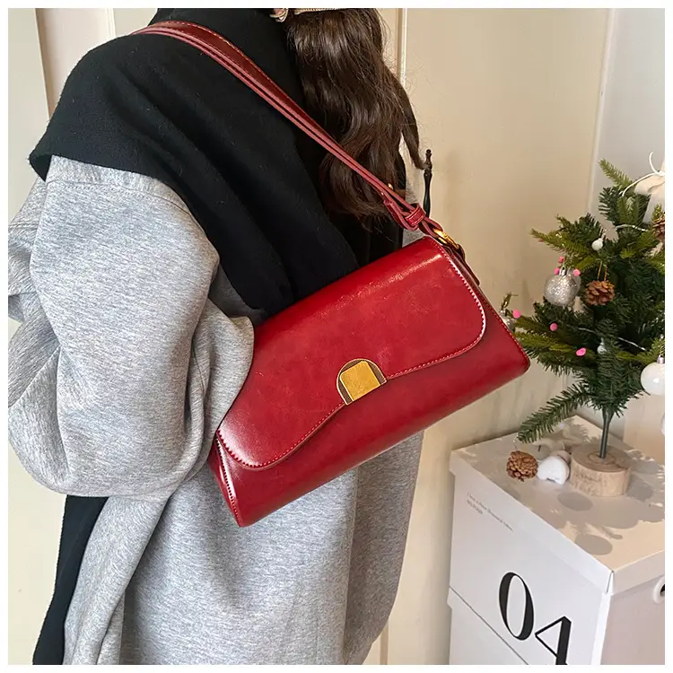 2024 Winter Women's Shoulder Bags Solid Color Urban Casual — feature 10