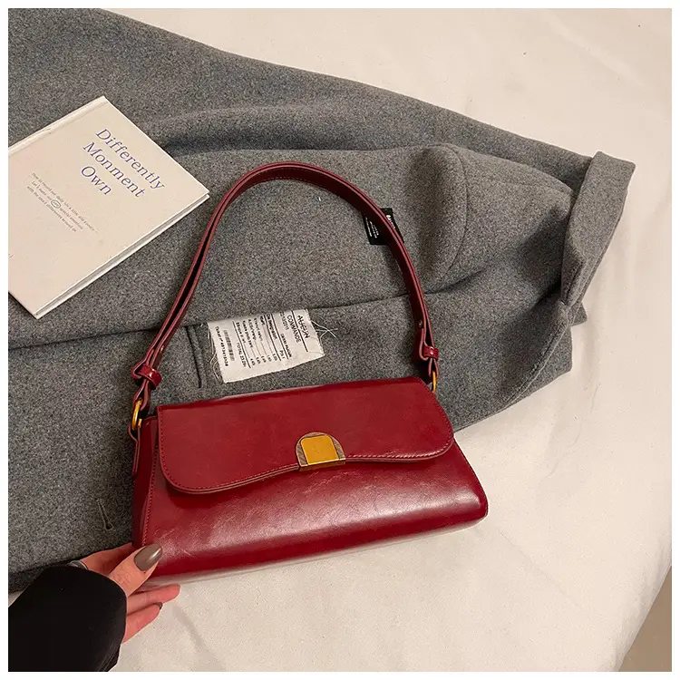 2024 Winter Women's Shoulder Bags Solid Color Urban Casual — feature 20