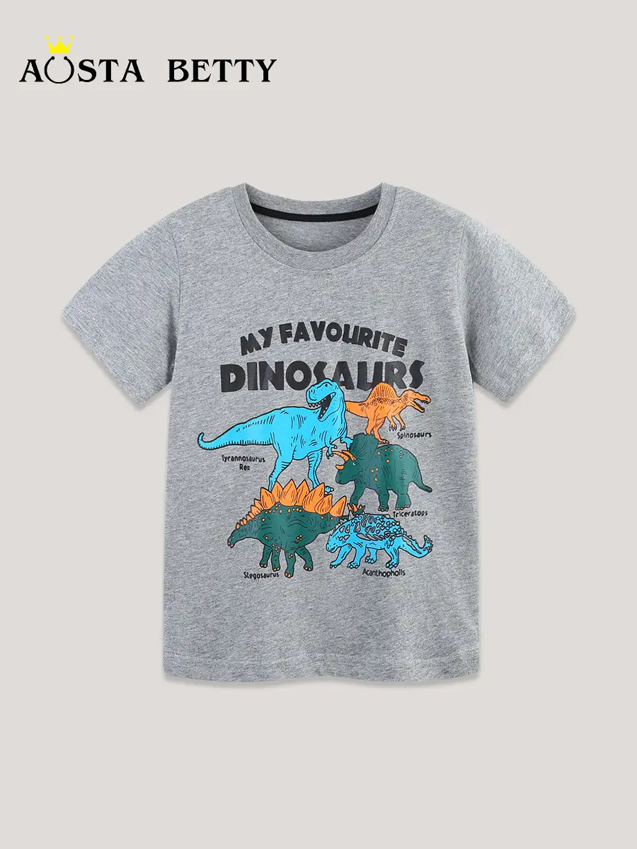 26 Summer Boys Grey T-Shirt Knitted Cotton - Image 2