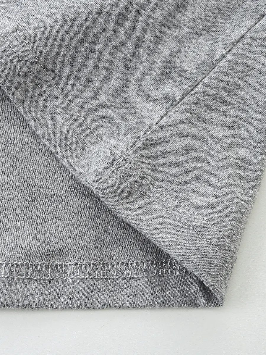 26 Summer Boys Grey T-Shirt Knitted Cotton - Image 4