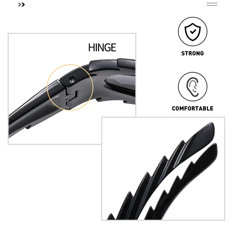 Cross-border Barbed Hedgehog Sunglasses Y2k European and American Personalized Wings Riding Sunglasses Ins Trendy Sunshade Glasses for Men and Women — feature 7