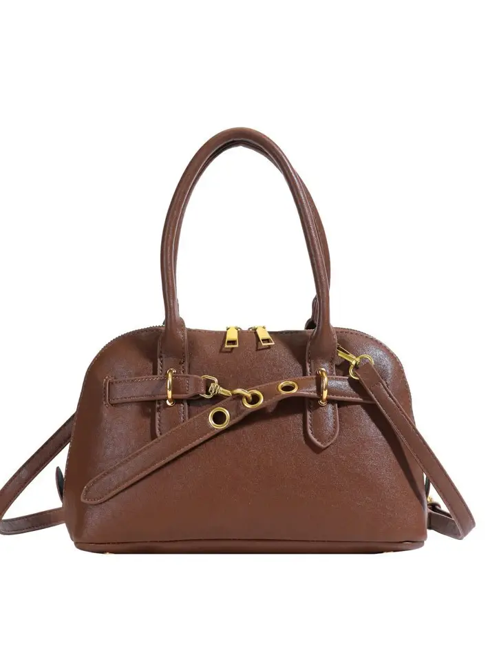 Retro Shell Bag Women Brown Large Capacity 2024 - Image 8