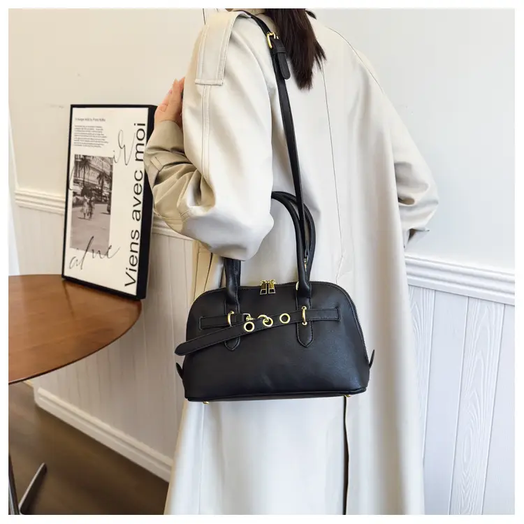 Retro Shell Bag Women Brown Large Capacity 2024 — feature 17