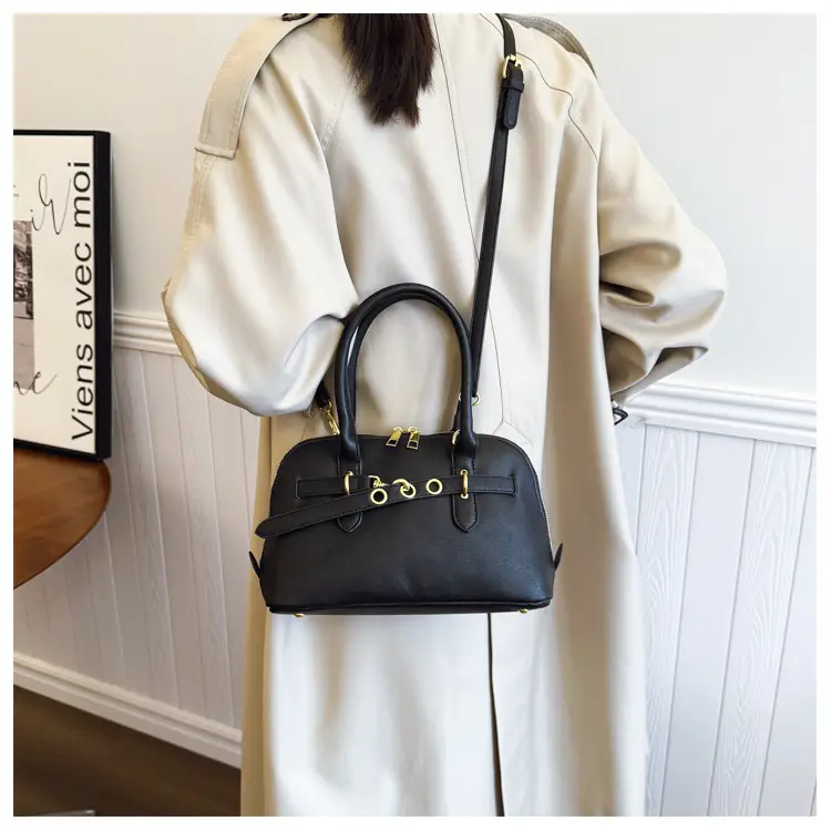 Retro Shell Bag Women Brown Large Capacity 2024 — feature 18