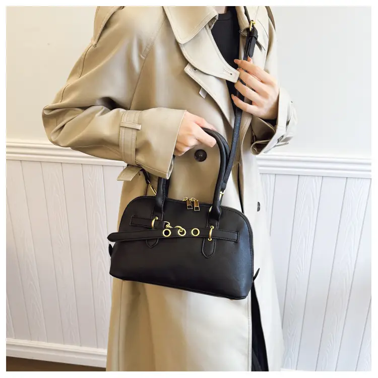 Retro Shell Bag Women Brown Large Capacity 2024 — feature 19