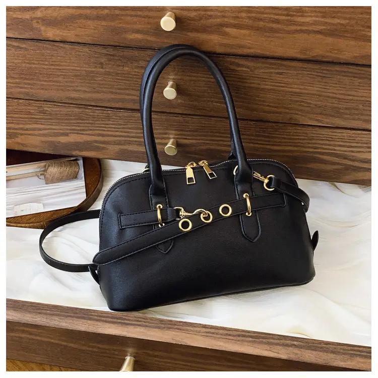 Retro Shell Bag Women Brown Large Capacity 2024 — feature 27
