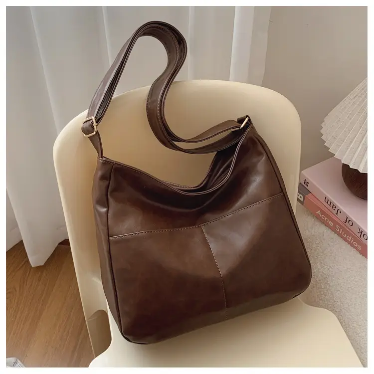 Vintage Brown Leather Crossbody Bag for Women — feature 10