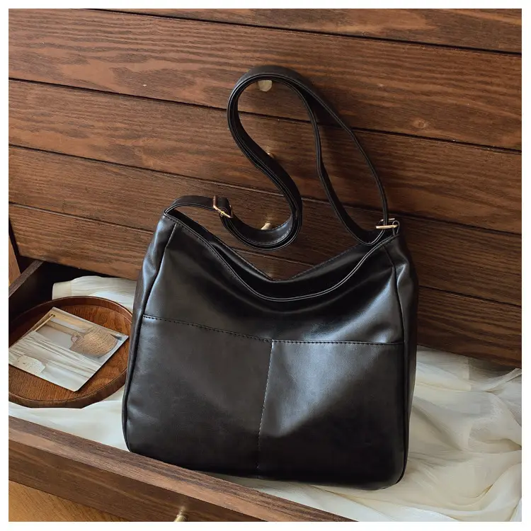 Vintage Brown Leather Crossbody Bag for Women — feature 13