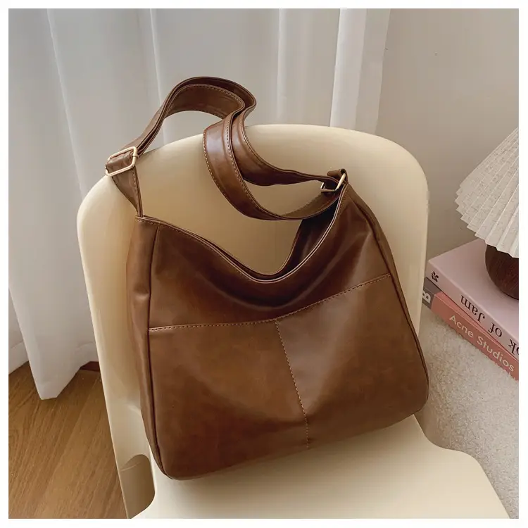 Vintage Brown Leather Crossbody Bag for Women — feature 14