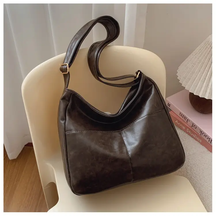Vintage Brown Leather Crossbody Bag for Women — feature 16