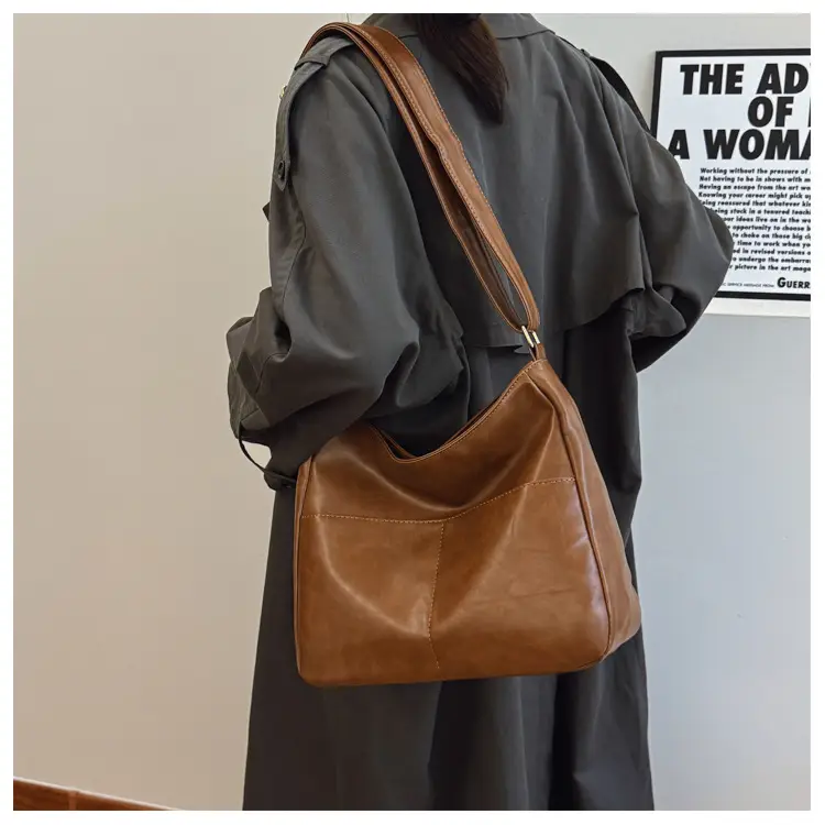 Vintage Brown Leather Crossbody Bag for Women — feature 18