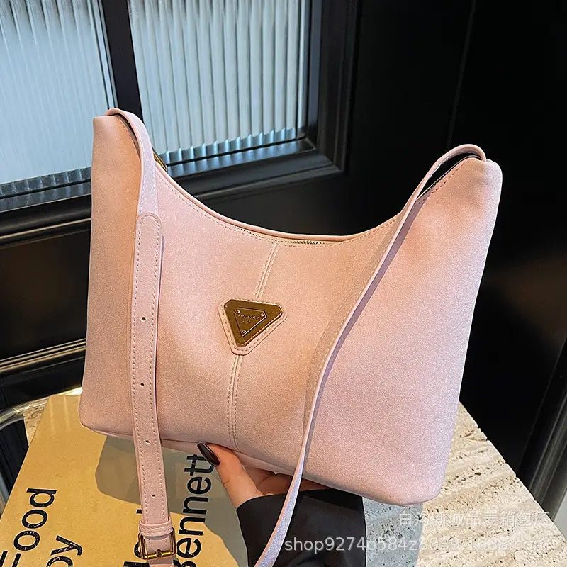 Pink Leather Shoulder Crossbody Bag for Women 2026 - Image 7