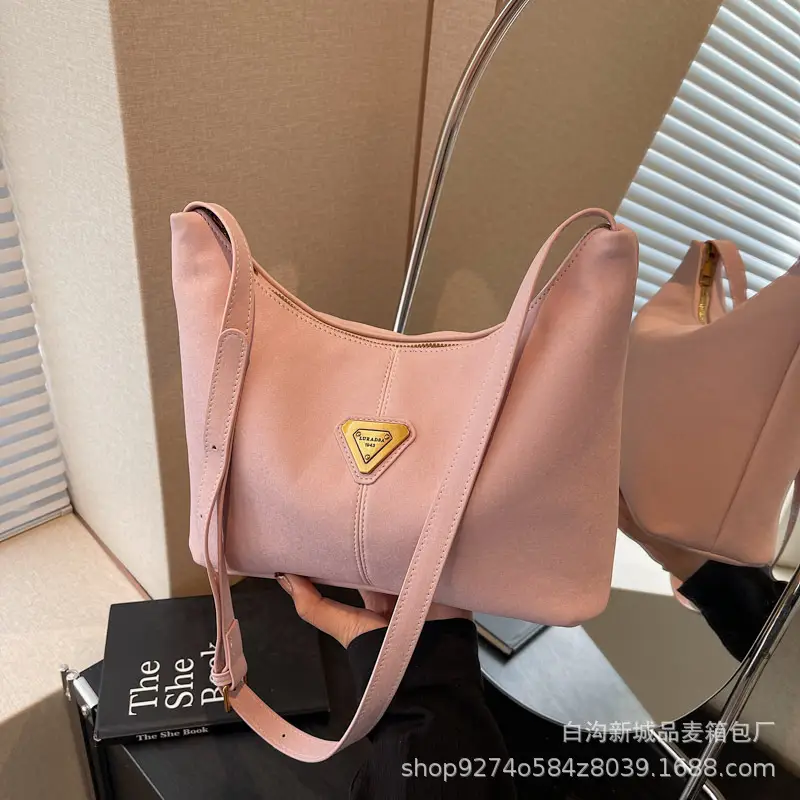 Pink Leather Shoulder Crossbody Bag for Women 2026 - Image 2