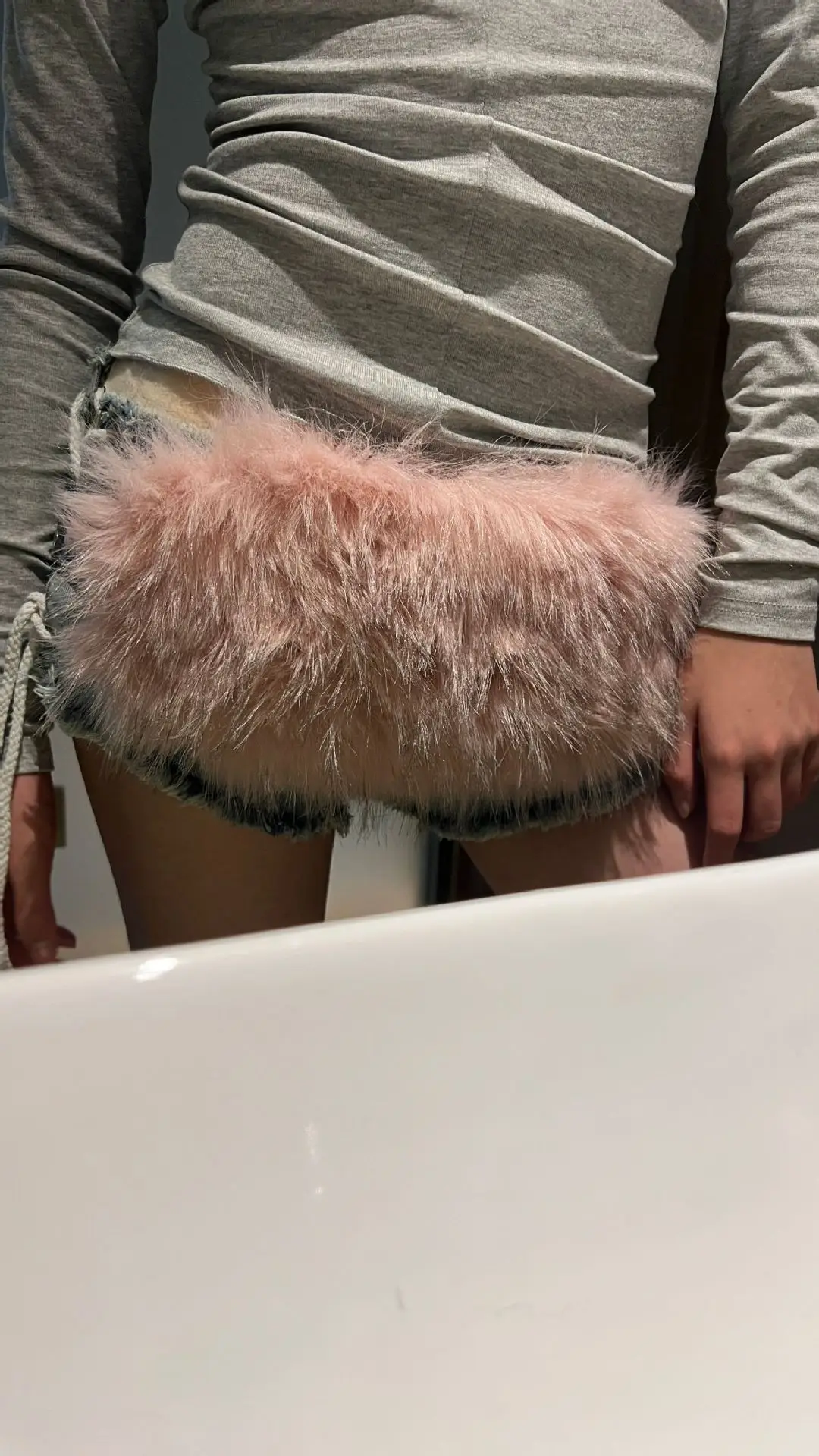 Rabbit Fur Belt for Women Europe America Cross Border - Image 9