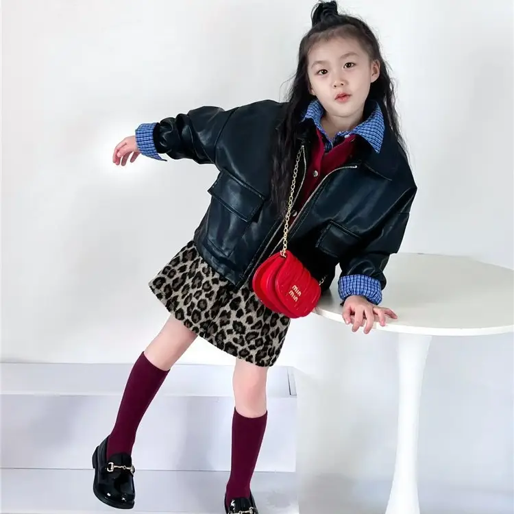 Kids Korean Style Mini Crossbody Bag Red Chain - Image 8