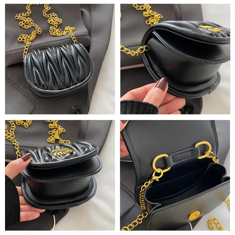 Kids Korean Style Mini Crossbody Bag Red Chain — feature 7