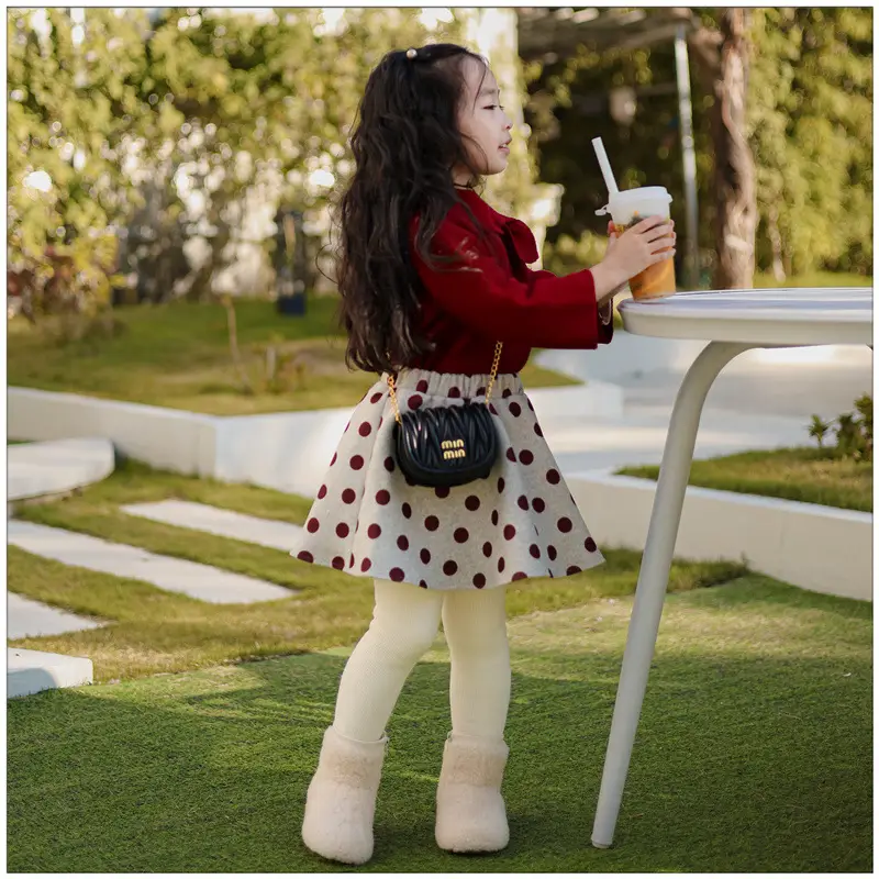 Kids Korean Style Mini Crossbody Bag Red Chain — feature 9