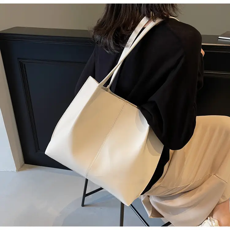 Gold Women's Large Capacity Tote Bag for Commute & Casual Use — feature 16