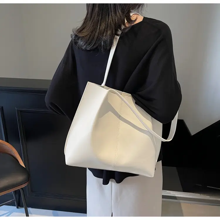 Gold Women's Large Capacity Tote Bag for Commute & Casual Use — feature 19