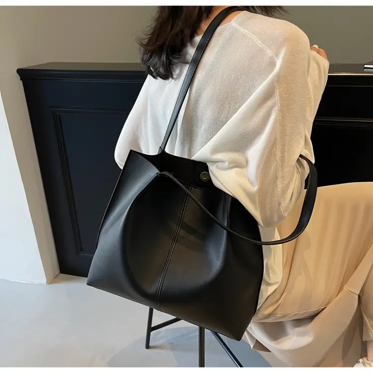 Gold Women's Large Capacity Tote Bag for Commute & Casual Use — feature 21