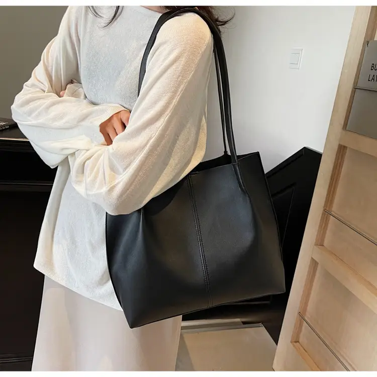Gold Women's Large Capacity Tote Bag for Commute & Casual Use — feature 23