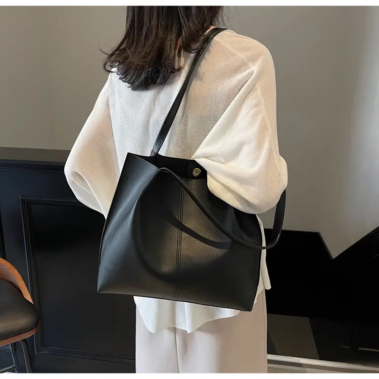 Gold Women's Large Capacity Tote Bag for Commute & Casual Use — feature 25