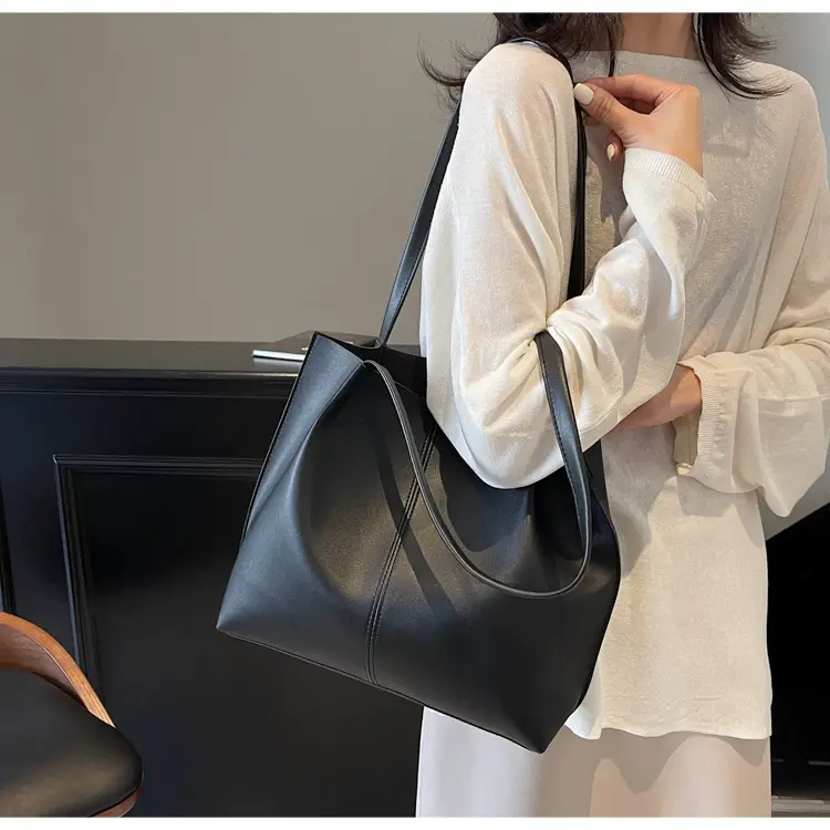 Gold Women's Large Capacity Tote Bag for Commute & Casual Use — feature 26