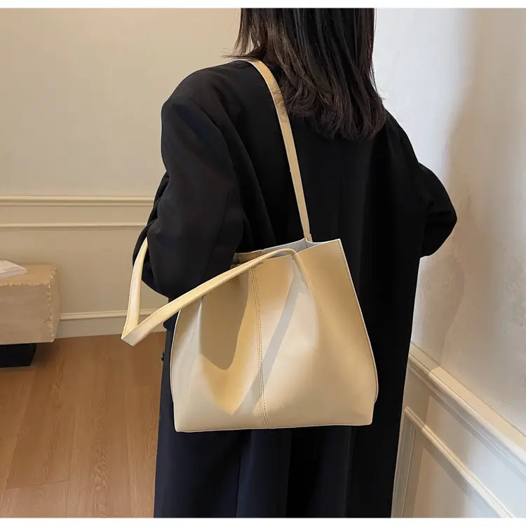 Gold Women's Large Capacity Tote Bag for Commute & Casual Use — feature 27