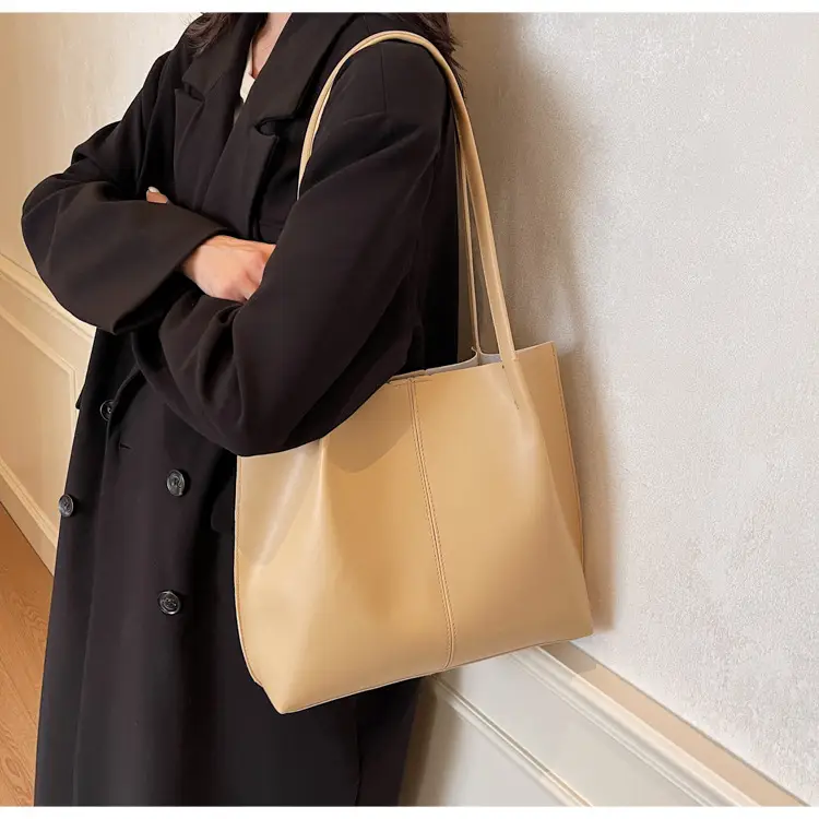 Gold Women's Large Capacity Tote Bag for Commute & Casual Use — feature 29