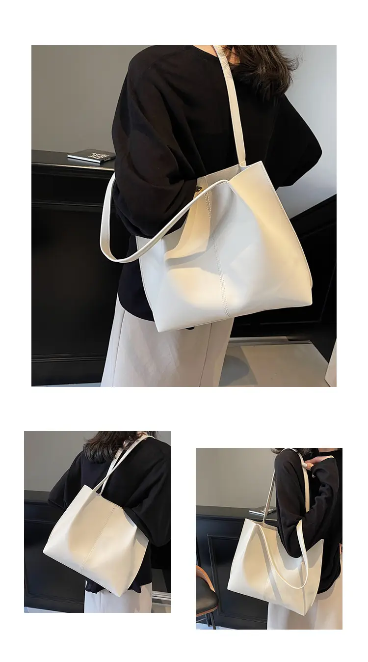 Gold Women's Large Capacity Tote Bag for Commute & Casual Use — feature 8