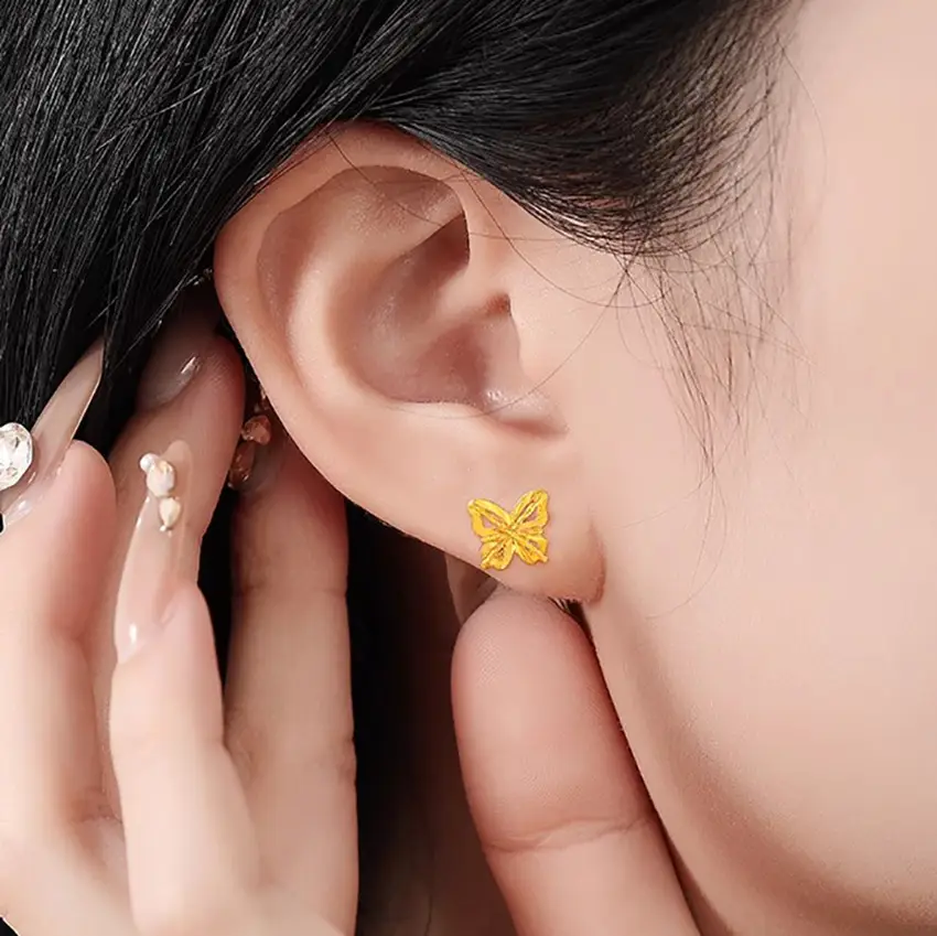 Gold Butterfly Earrings 2026 New Style Light Luxury — feature 10