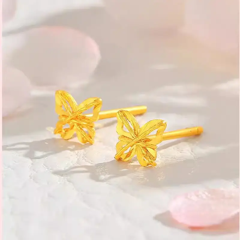 Gold Butterfly Earrings 2026 New Style Light Luxury — feature 14