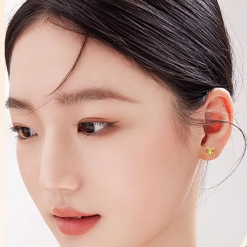 Gold Butterfly Earrings 2026 New Style Light Luxury — feature 4
