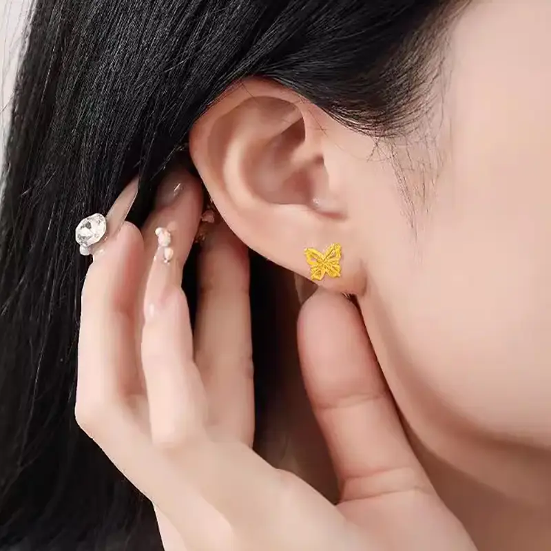 Gold Butterfly Earrings 2026 New Style Light Luxury — feature 8