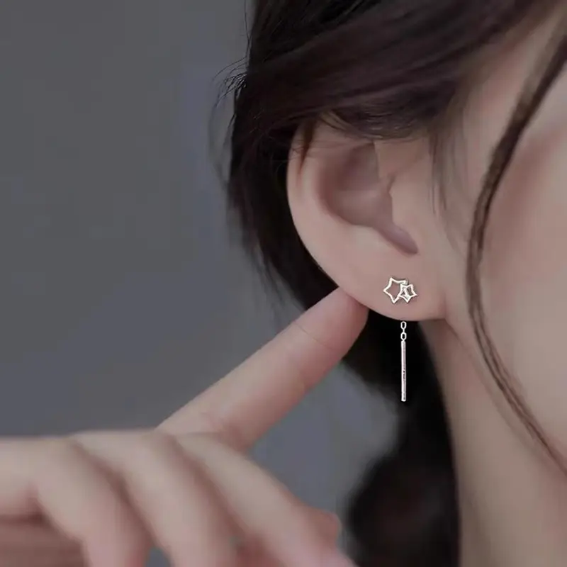Gold Butterfly Earrings 2026 New Style Light Luxury - Image 3